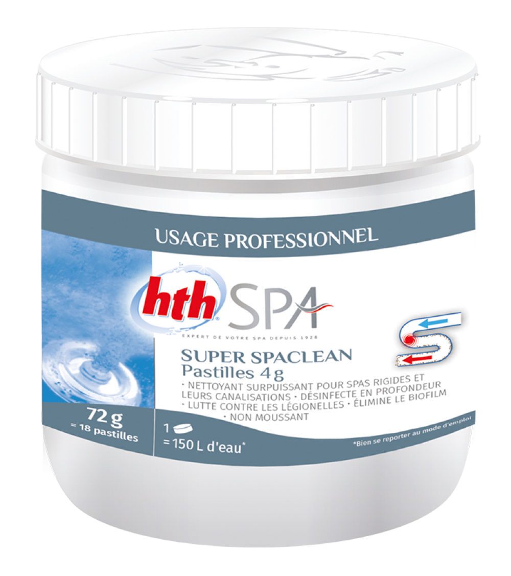 hth Spaclean - Nettoyant liquide pour spas gonflables et canalisations